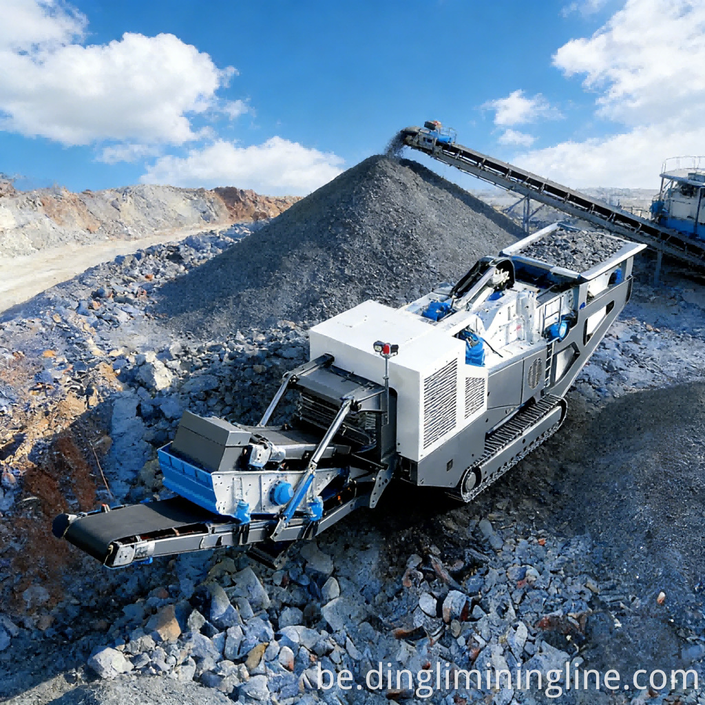Limestone Impact Mobile Crusher